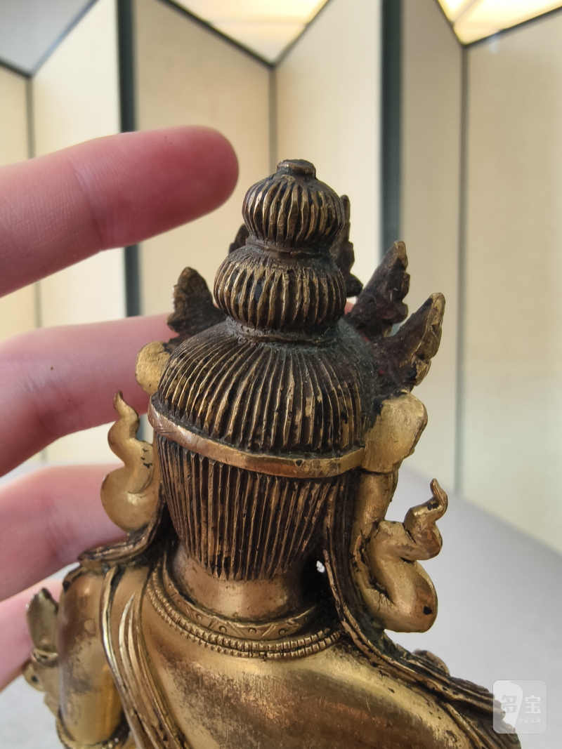 A GILT-BRONZE FIGURE OF SYAMATARA - 图19